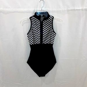 Natalie dance wear front zip leotard